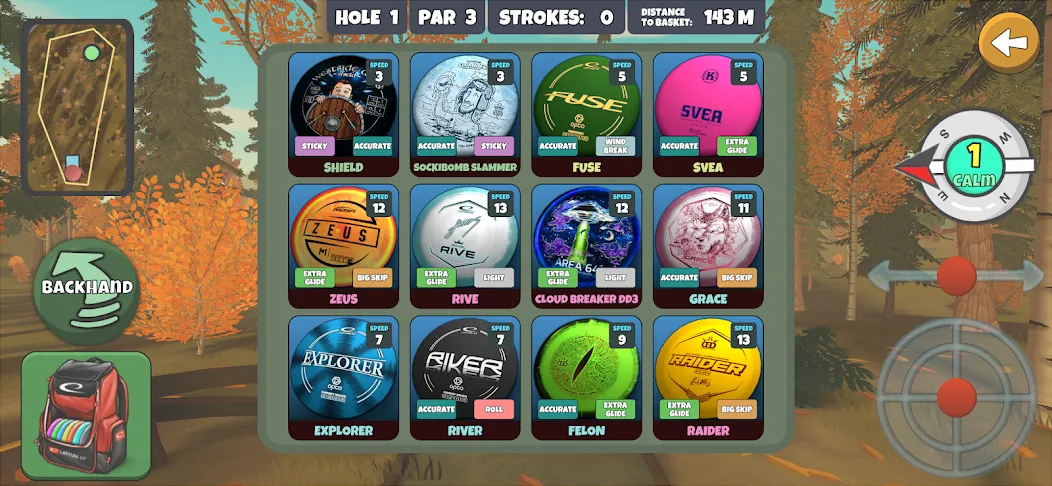 Disc Golf Valley (Диск Гольф Вэлли) [МОД Menu] Screenshot 3