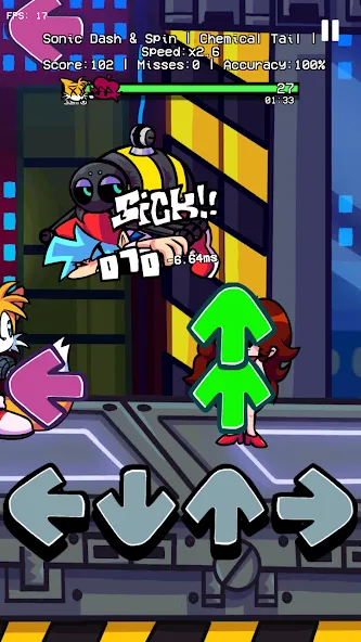 Dashin Spin Rhythm Battle (ФНФ Дэшин Спин Музик Мод) [МОД Бесконечные деньги] Screenshot 3