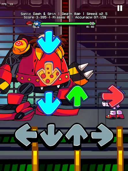 Dashin Spin Rhythm Battle (ФНФ Дэшин Спин Музик Мод) [МОД Бесконечные деньги] Screenshot 5