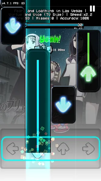 OsuAnime Bling Bang Bang Born (Уии Фанкин Етелед ФНФ Мод) [МОД Много денег] Screenshot 5