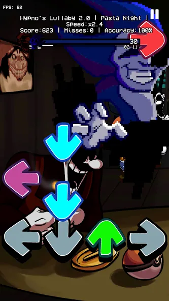 Hypno Mix Five Nights Battle (ФНФ Хипно Микс Пять Ночей) [МОД Mega Pack] Screenshot 1