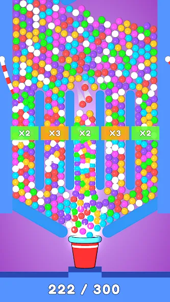 Balls and Ropes: Cut 'n Bounce (Боллс энд Роупс) [МОД Много денег] Screenshot 4