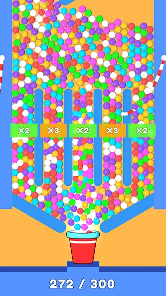 Balls and Ropes: Cut 'n Bounce (Боллс энд Роупс) [МОД Много денег] Screenshot 5