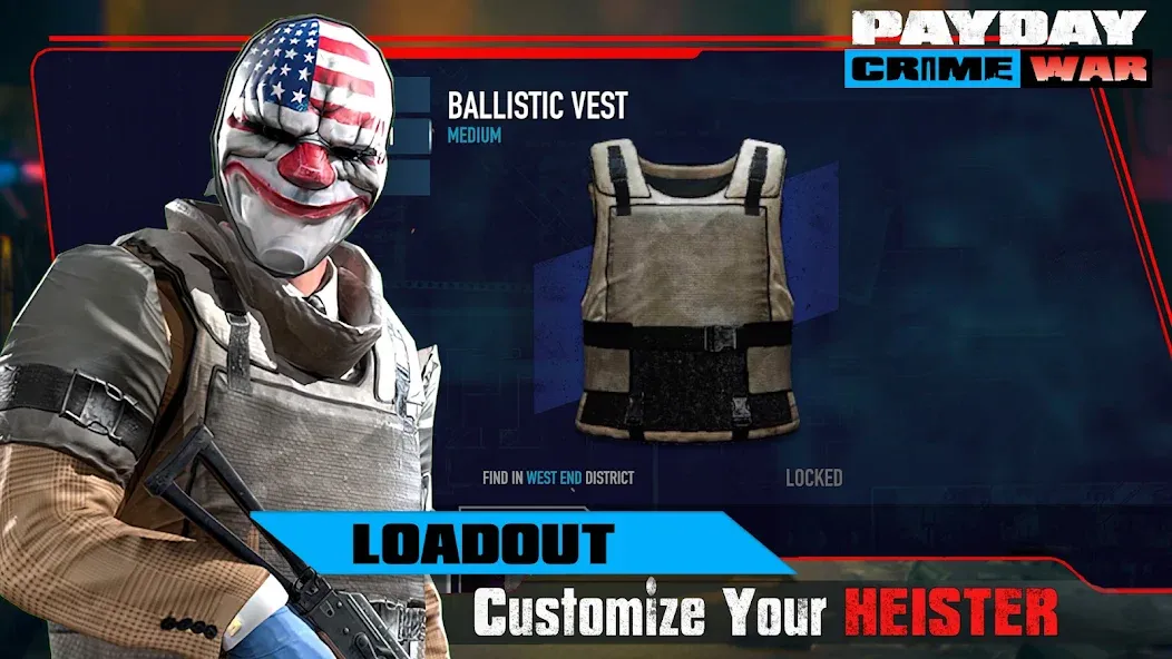 PAYDAY: Crime War (Пейдей) [МОД Бесконечные деньги] Screenshot 1