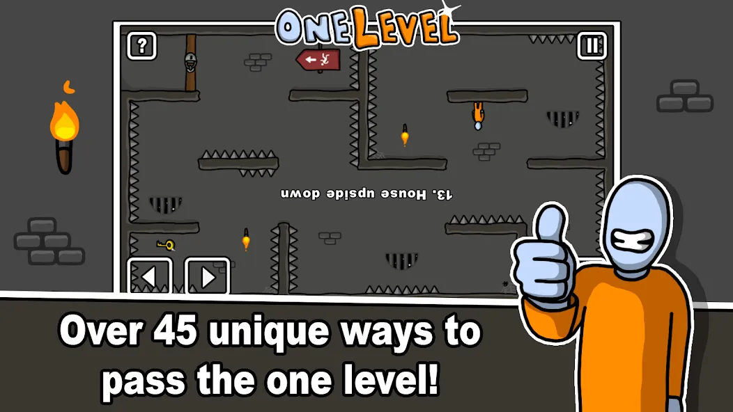 One Level: Stickman Jailbreak (Уан Левел) [МОД Много денег] Screenshot 2