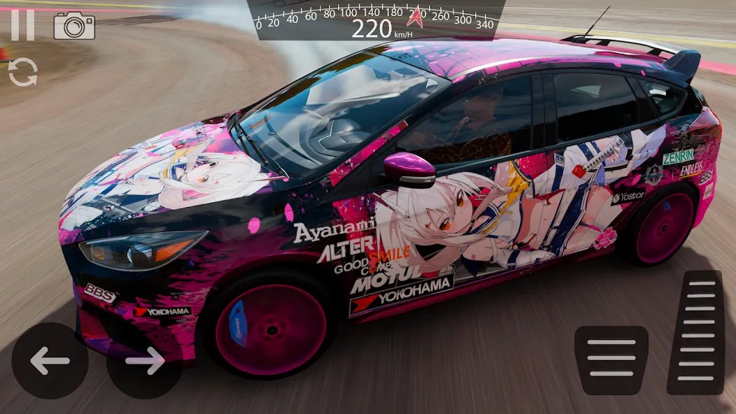 Drive Ford Focus RS Simulator (Драйв Форд Фокус РС Симулятор) [МОД Меню] Screenshot 2