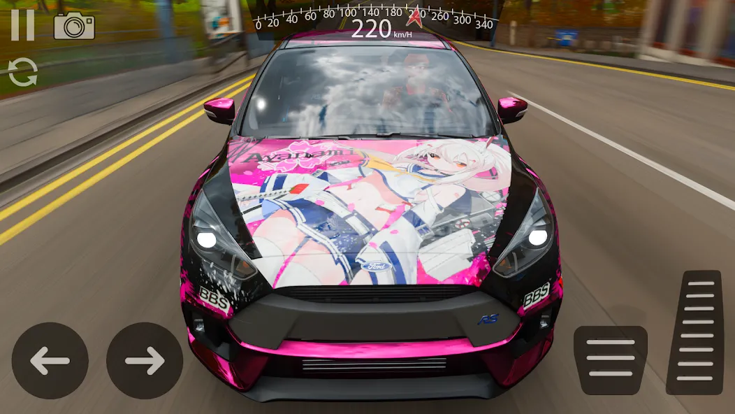 Drive Ford Focus RS Simulator (Драйв Форд Фокус РС Симулятор) [МОД Меню] Screenshot 4