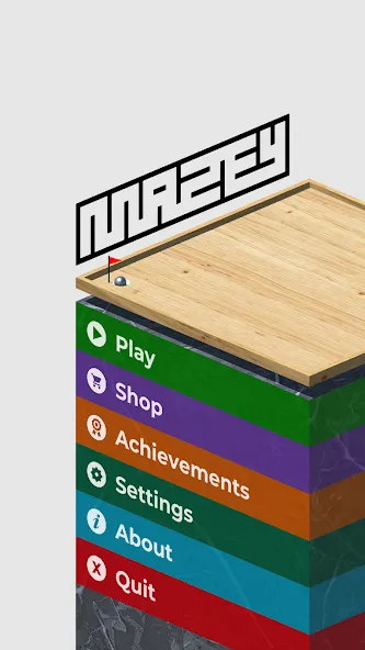 Mazey - Wooden Tilt Maze Game (Мазей) [МОД Бесконечные деньги] Screenshot 1