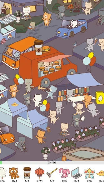 Findy! Cats [МОД Menu] Screenshot 5