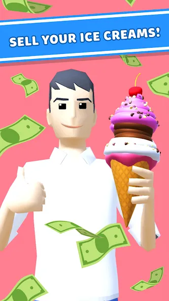Ice Cream Inc. ASMR, DIY Games [МОД Меню] Screenshot 2