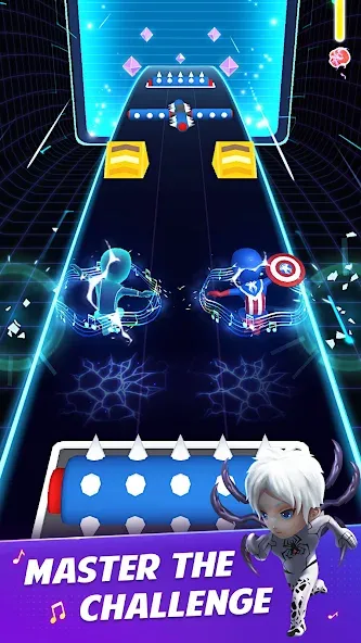 Universe Hero 3D - Music&Swing (Юниверс Хиро 3Д) [МОД Бесконечные монеты] Screenshot 5