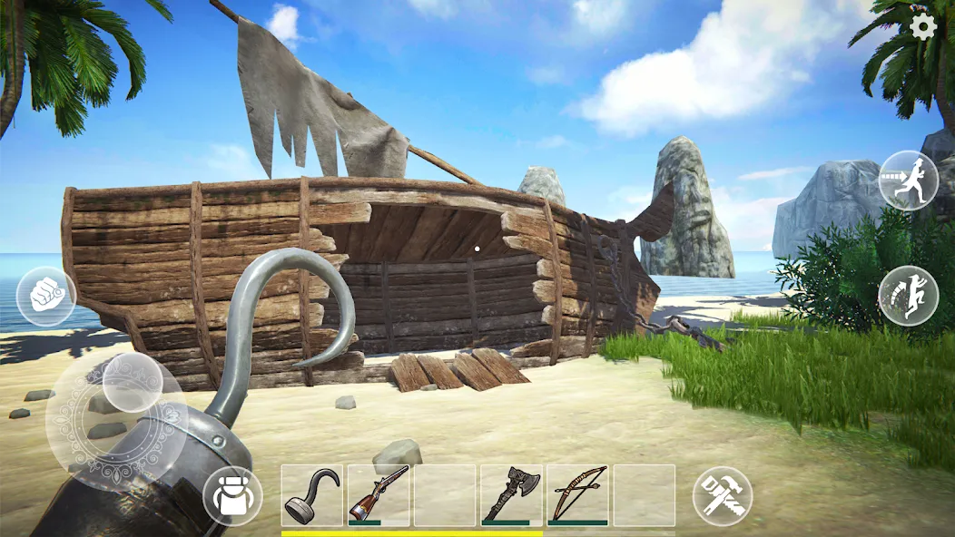 Last Pirate: Survival Island (Ласт Пират) [МОД Много монет] Screenshot 1