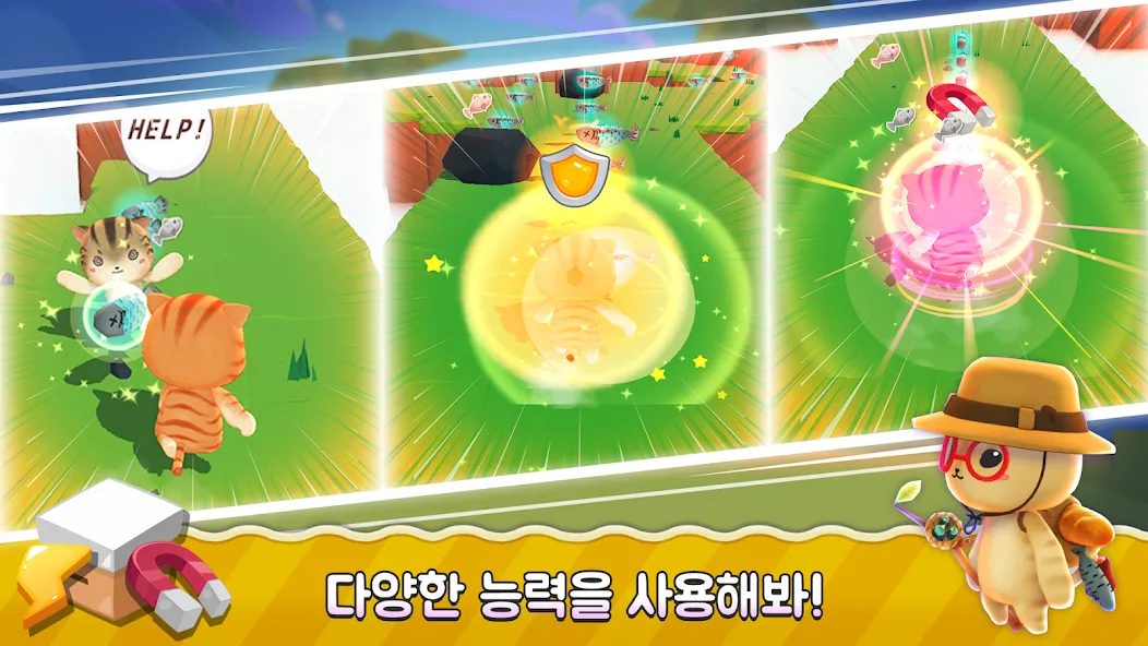 Super Cats Run (Супер Кэтс Ран) [МОД Unlimited Money] Screenshot 3