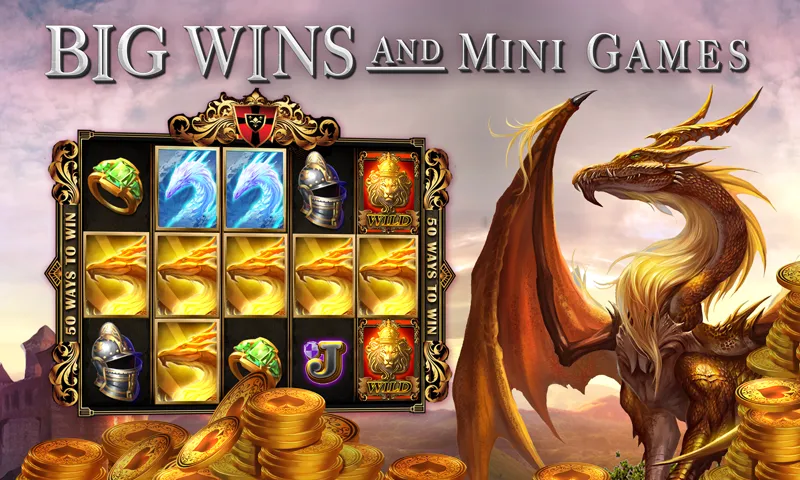 Slots Dragon Machine (Трон драконов слоты) [МОД Unlocked] Screenshot 1