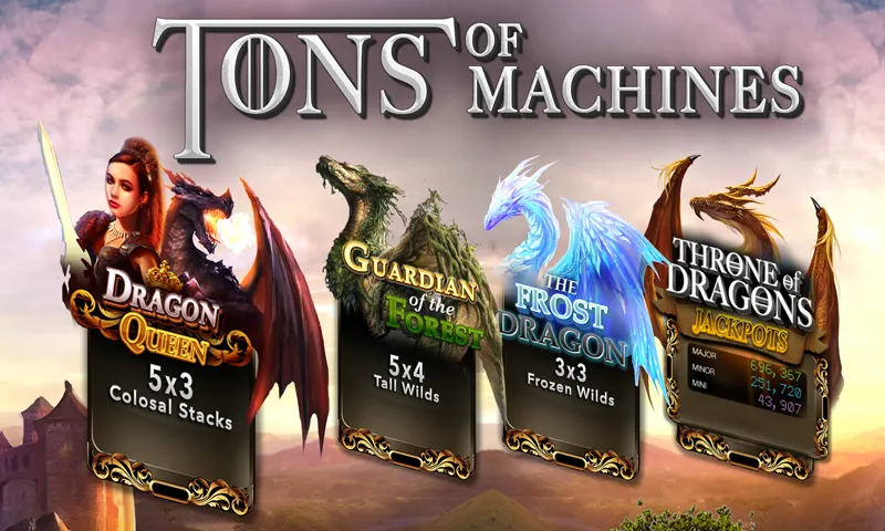 Slots Dragon Machine (Трон драконов слоты) [МОД Unlocked] Screenshot 3