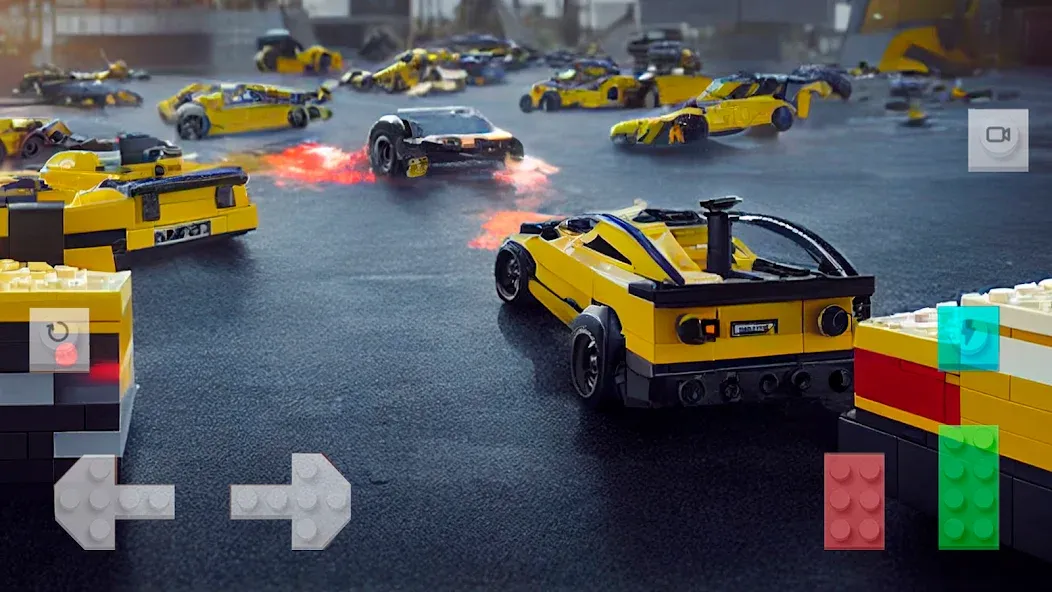 Block Car Wars Brick Car Crash (Блок Автомобильные Войны Кирпич Автомобильная Авария) [МОД Mega Pack] Screenshot 2