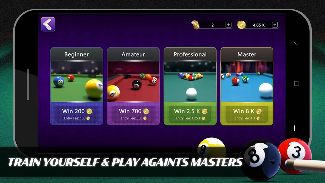 8 Ball Billiards Offline Pool (Балл Бильярд Оффлайн Пул) [МОД Menu] Screenshot 2