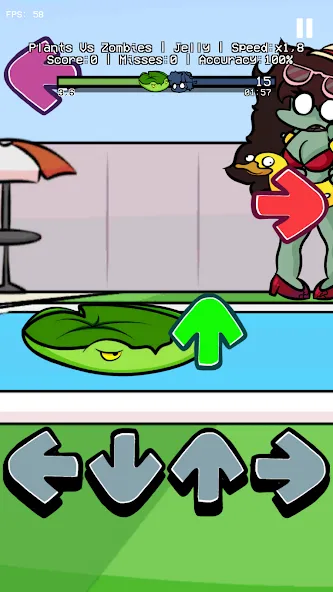 Plants vs Rappers Beat Battles (ФНФ Растения против Рэп Фанкеров мод) [МОД Много монет] Screenshot 2