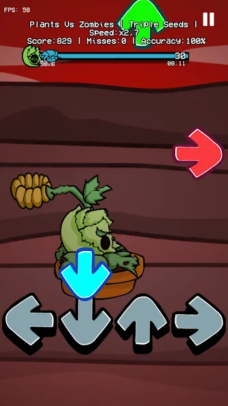 Plants vs Rappers Beat Battles (ФНФ Растения против Рэп Фанкеров мод) [МОД Много монет] Screenshot 4