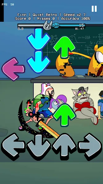 Corrupted Finn Darkness Battle (ФНФ Финн Пибби Корруптед Мод) [МОД Много денег] Screenshot 3