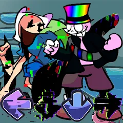 Скачать взломанную Corrupted Finn Darkness Battle (ФНФ Финн Пибби Корруптед Мод)  [МОД Много денег]