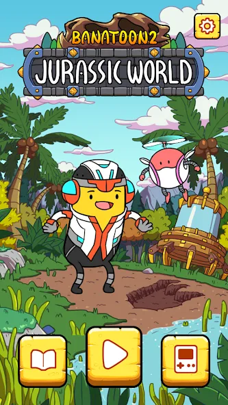 BANATOON2: Jurassic World! (БАНАТУН2) [МОД Бесконечные деньги] Screenshot 1