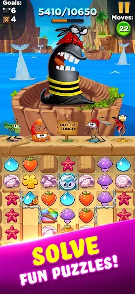 Best Fiends - Match 3 Puzzles (Бест Фиендс) [МОД Mega Pack] Screenshot 2