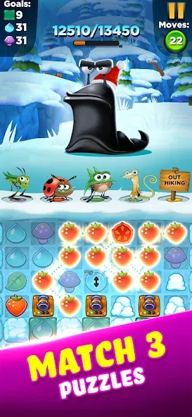 Best Fiends - Match 3 Puzzles (Бест Фиендс) [МОД Mega Pack] Screenshot 3