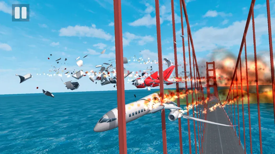 Plane Crash: Flight Simulator (Плейн Краш) [МОД Много денег] Screenshot 2