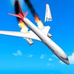 Взломанная Plane Crash: Flight Simulator (Плейн Краш)  [МОД Много денег]