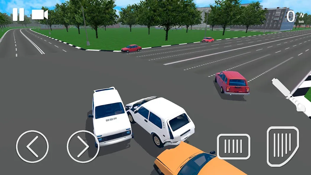 Russian Car Crash Simulator (Рашн Кар Краш Симулятор) [МОД Бесконечные деньги] Screenshot 5