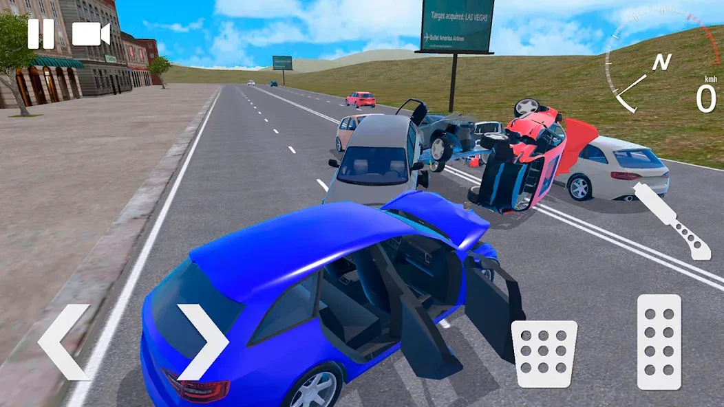Traffic Crashes Car Crash (Трафик Краш Кар Краш) [МОД Бесконечные монеты] Screenshot 2