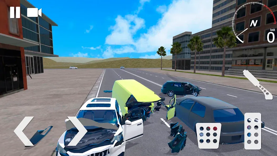 Traffic Crashes Car Crash (Трафик Краш Кар Краш) [МОД Бесконечные монеты] Screenshot 3