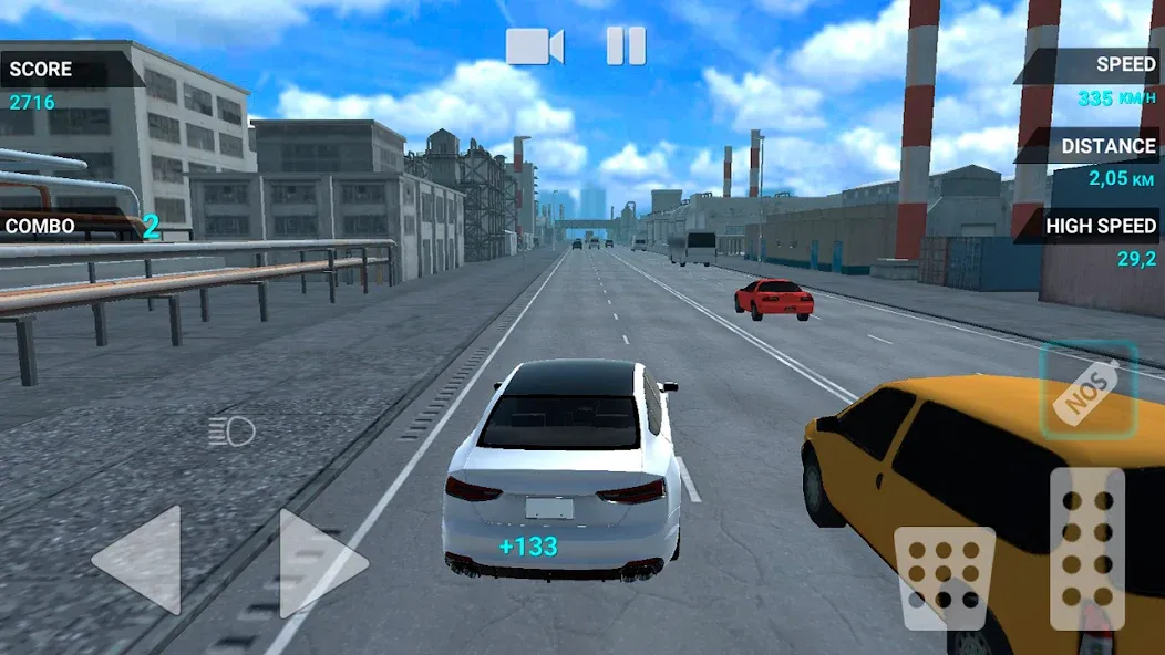 Traffic Racer Speeding Highway (Трафик Рейсер Скоростная Шоссе) [МОД Бесконечные деньги] Screenshot 1