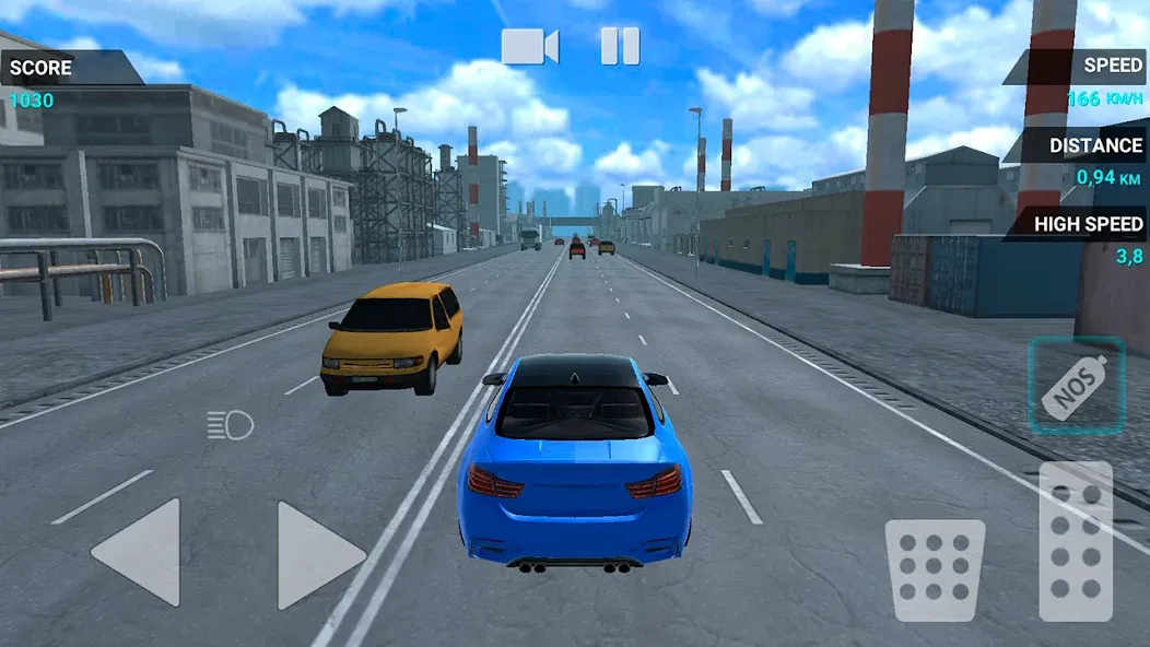 Traffic Racer Speeding Highway (Трафик Рейсер Скоростная Шоссе) [МОД Бесконечные деньги] Screenshot 4