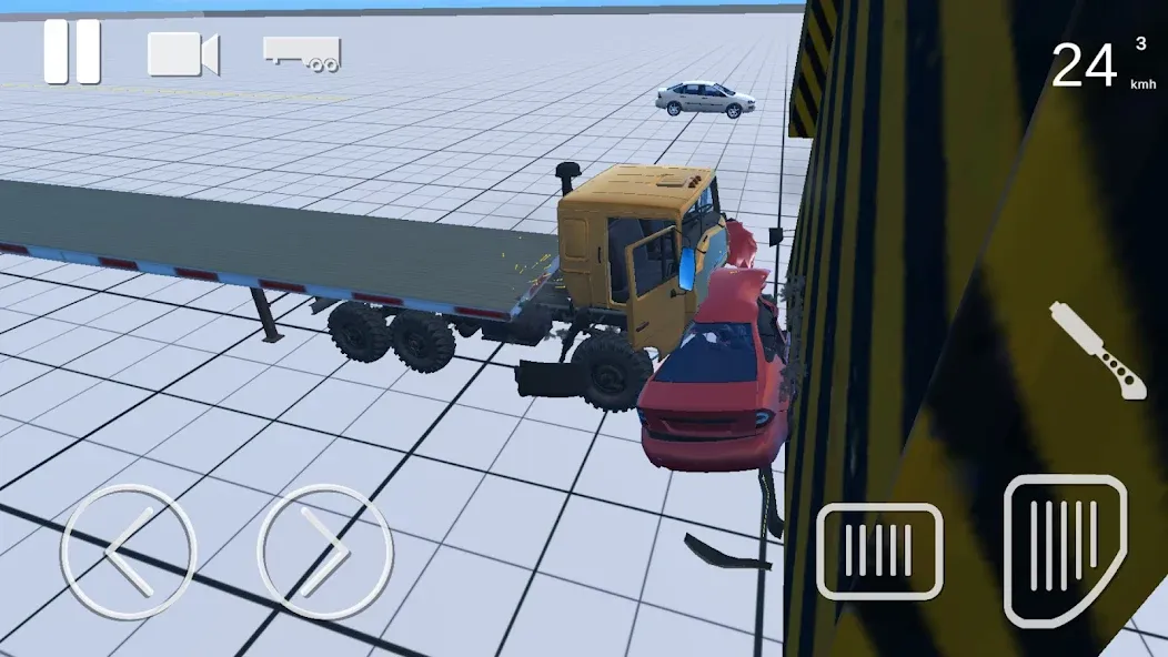 Truck Crash Simulator Accident (Симулятор ДТП с грузовиком) [МОД Много денег] Screenshot 4