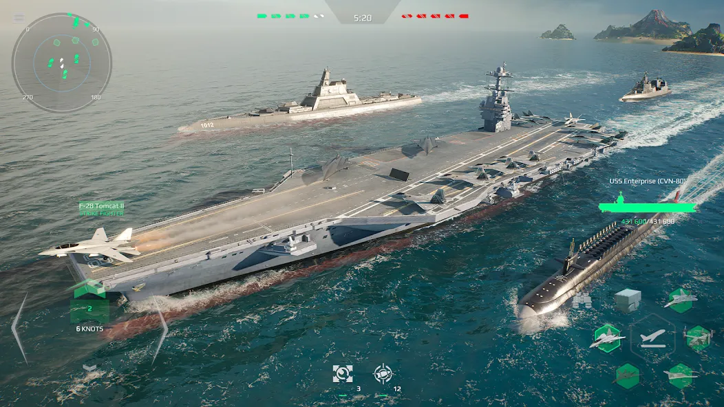 Modern Warships: Naval Battles (МОДЕРН ВАРШИПС) [МОД Unlocked] Screenshot 2