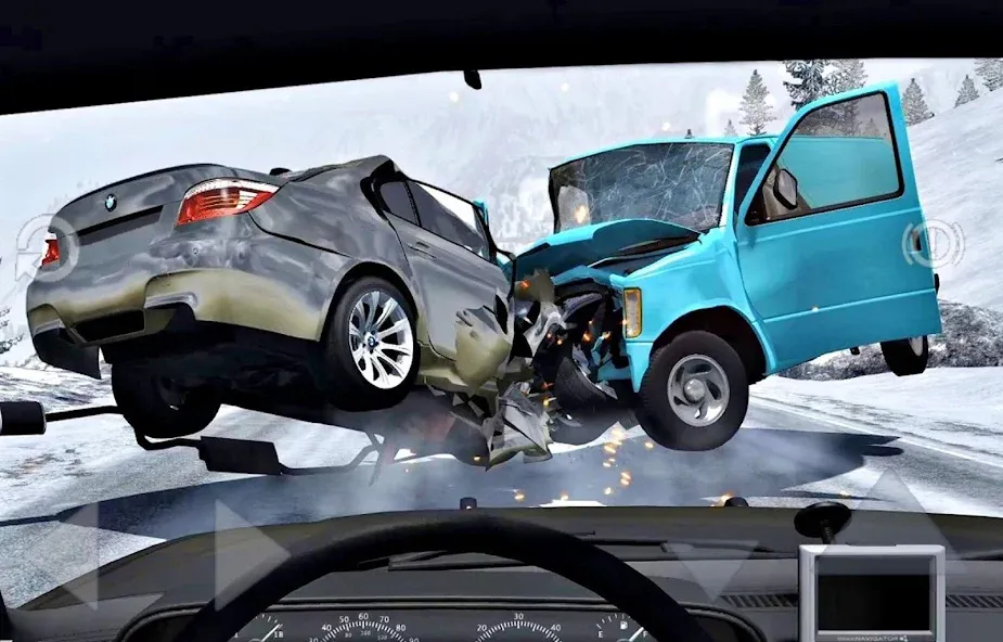 Car Crash Damage Engine Wreck (Кар Крэш Дамаг Энджин Врек) [МОД Unlocked] Screenshot 1