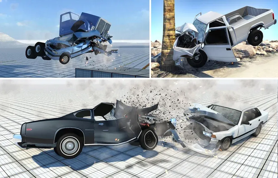 Car Crash Damage Engine Wreck (Кар Крэш Дамаг Энджин Врек) [МОД Unlocked] Screenshot 3