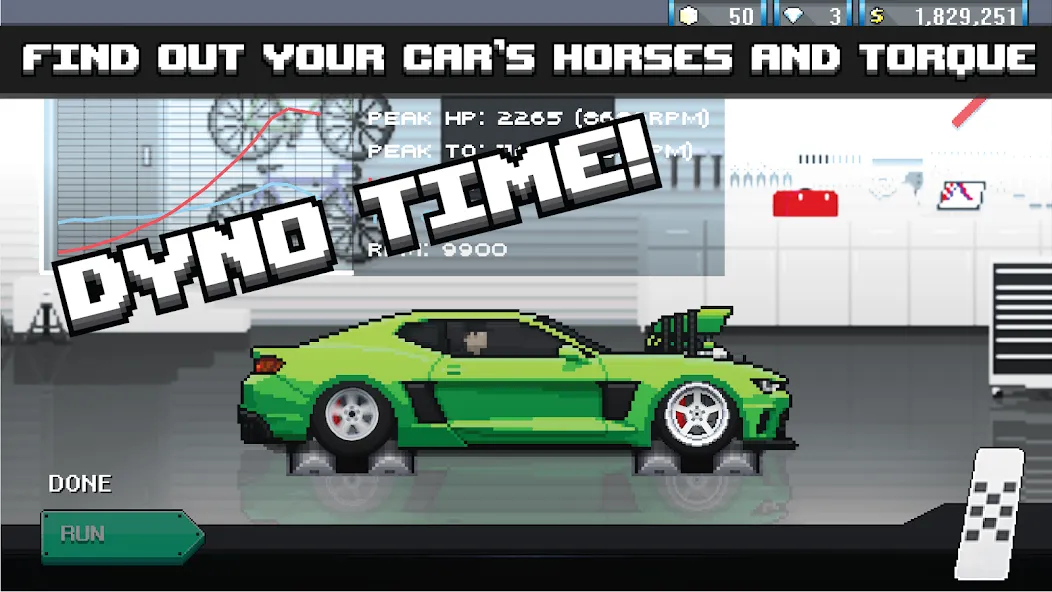 Pixel Car Racer (Пиксельный гоночный автомобиль) [МОД Menu] Screenshot 3