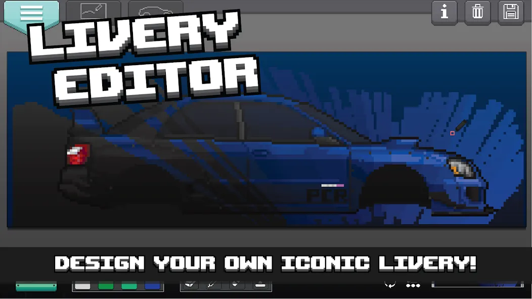 Pixel Car Racer (Пиксельный гоночный автомобиль) [МОД Menu] Screenshot 5