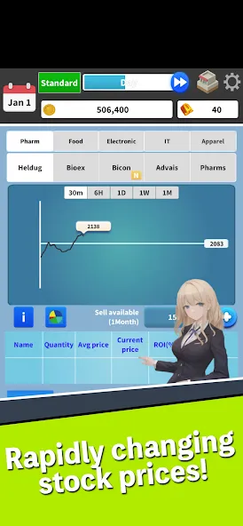 Stock Game - Capitalism [МОД Unlocked] Screenshot 1