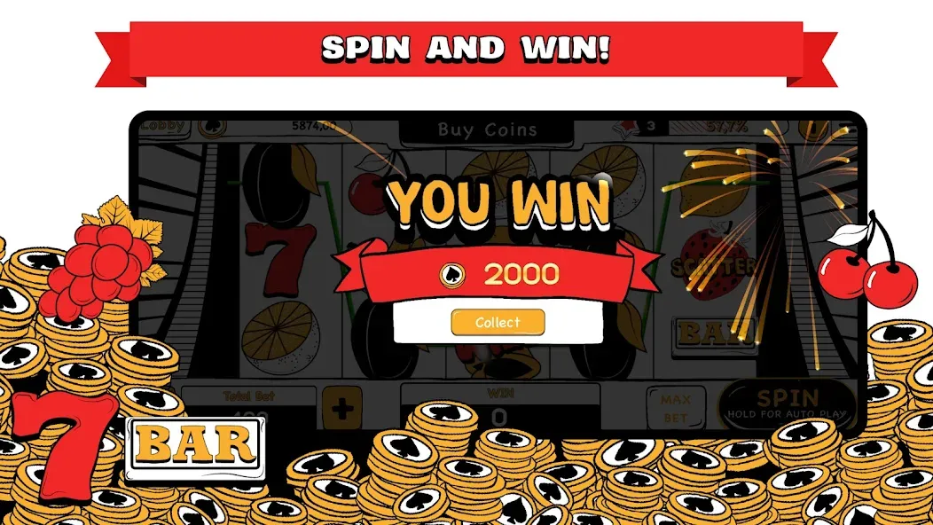 B&W Casino [МОД Unlocked] Screenshot 5