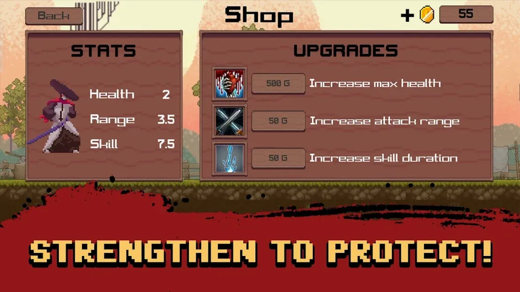 Thunder Samurai Defend Village (Сэндер Самурай Защищает Деревню) [МОД Все открыто] Screenshot 3