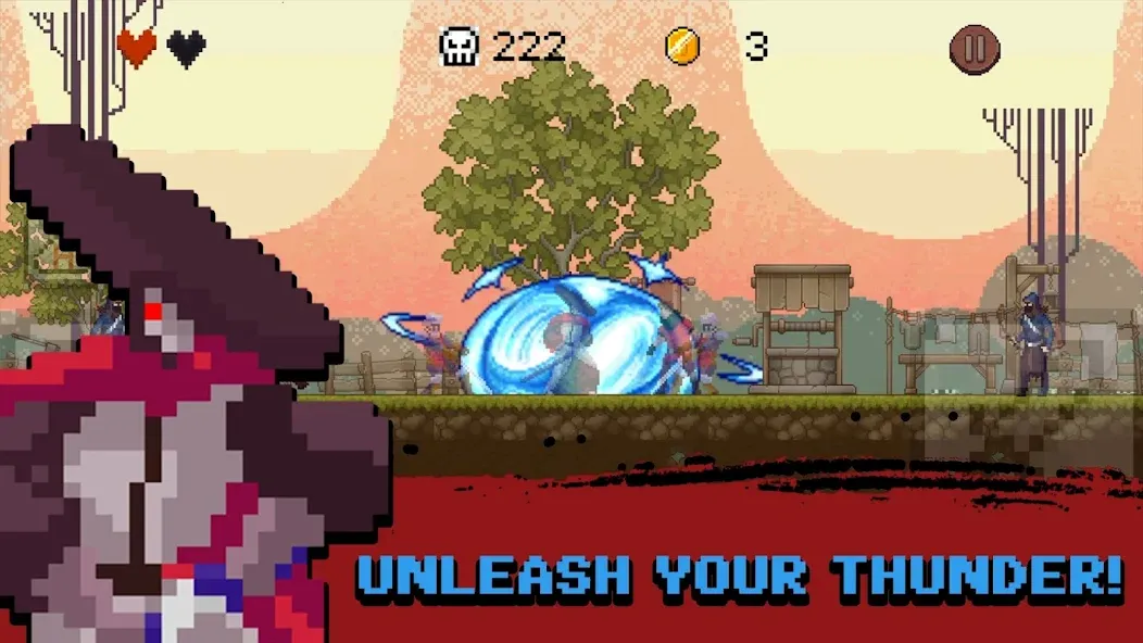 Thunder Samurai Defend Village (Сэндер Самурай Защищает Деревню) [МОД Все открыто] Screenshot 4