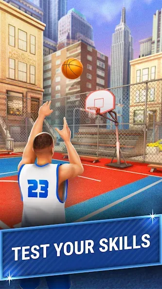 3pt Contest: Basketball Games [МОД Много монет] Screenshot 4