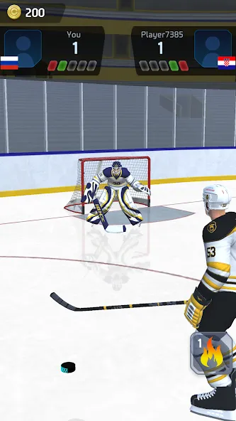Hockey Game Stars 3D (Хоккей Гейм Старс 3D) [МОД Все открыто] Screenshot 1