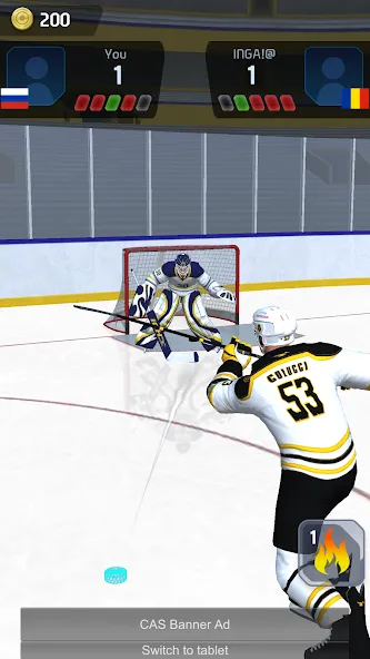 Hockey Game Stars 3D (Хоккей Гейм Старс 3D) [МОД Все открыто] Screenshot 4