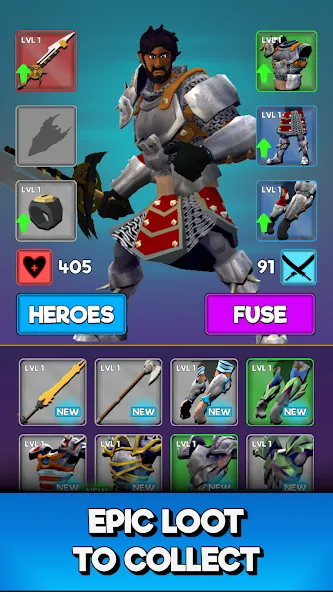 UnderKnight: One Thumb Warrior (Андернайт) [МОД Много денег] Screenshot 2