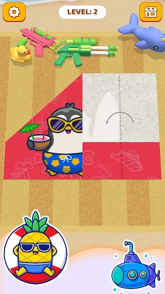 Paper Fold: Paper Puzzle 3D (Пейпер Фолд) [МОД Mega Pack] Screenshot 4